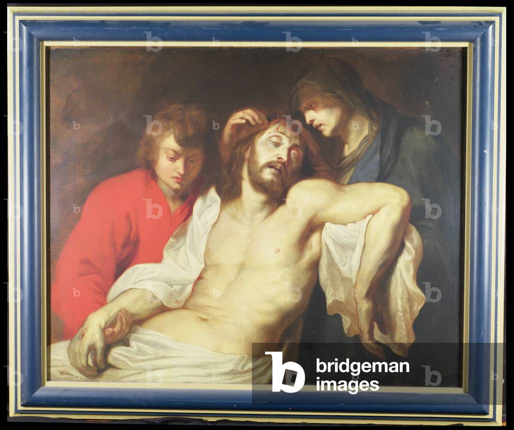 Image of The Lamentation over the Dead Christ with the Virgin and by ...