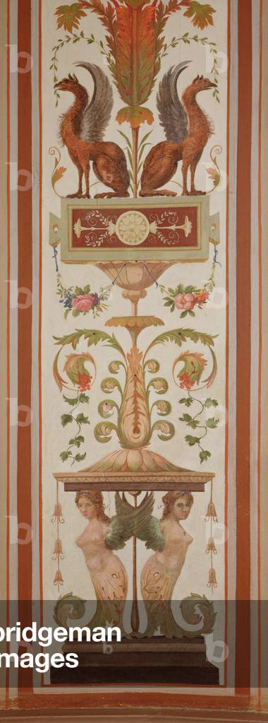 Bordo decorativo della parete nello Studio di Potemkin, disegnato da Jacopo Ferrari (1747-1807) (foto)