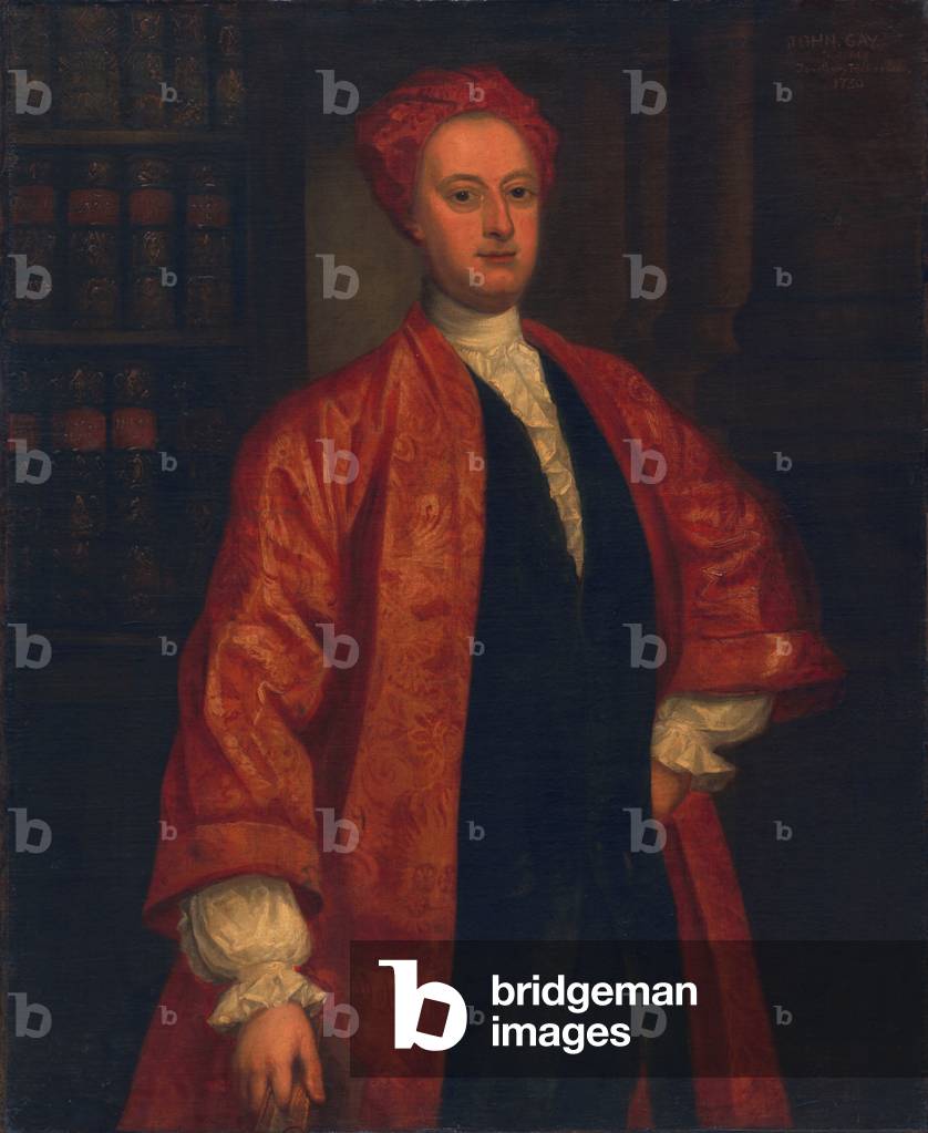 Unknown man, called John Gay (oil on canvas)