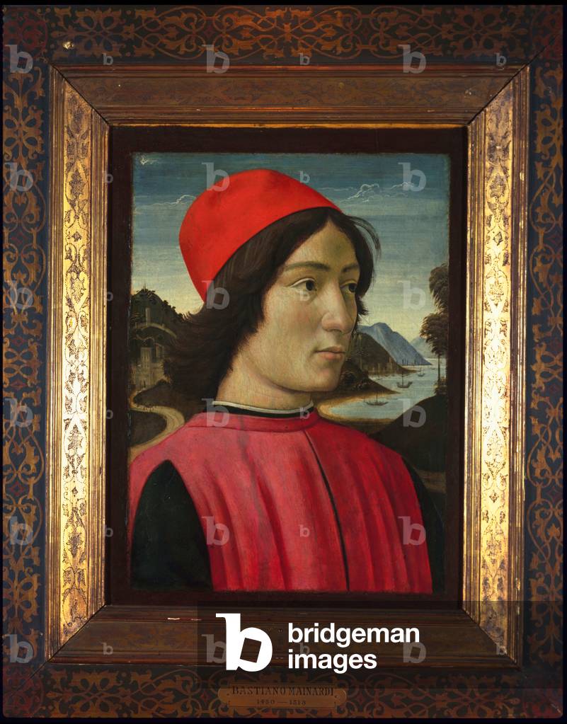 Portrait of a man, c.1490 (tempera on panel)