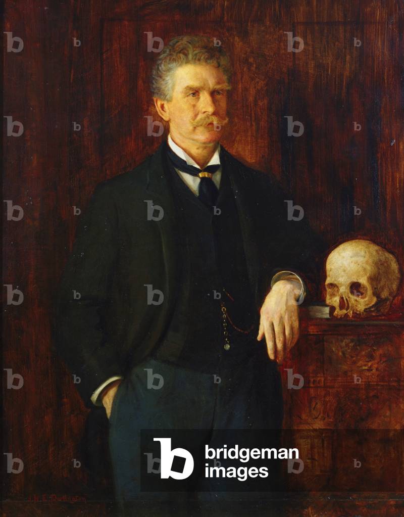 Ambrose Bierce (oil on canvas)