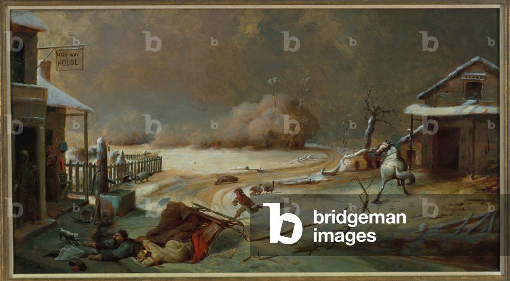 Half-way House, 1864 (oil on canvas)