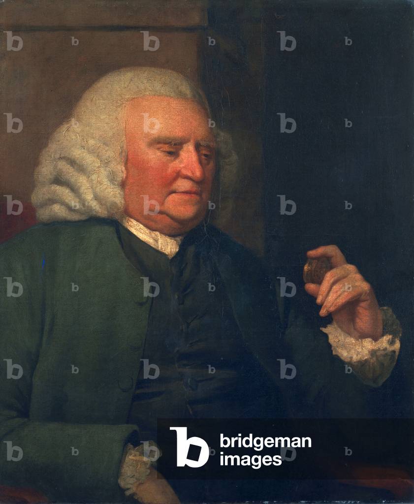 Unknown man, called Samuel Johnson (oil on canvas)