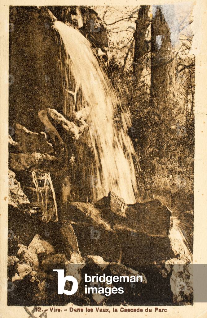 Postcard/La cascade du Parc/Les Vuax/Vire/Calvados/Basse Normandy/France