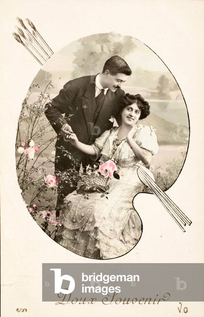 Old postcard/Sweet souvenir