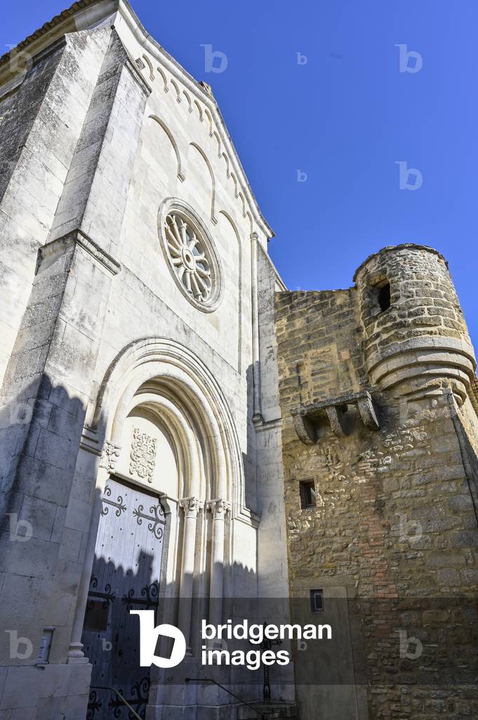 Fort XV Century/Church/Saint-Laurent-la-Vernède/Gard/France
