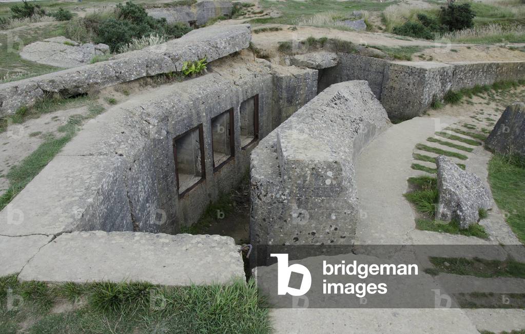 Ammunition hold/Debarquement Beach/Pointe du Hoc/Bessin/Calvados/Basse Normandy/France