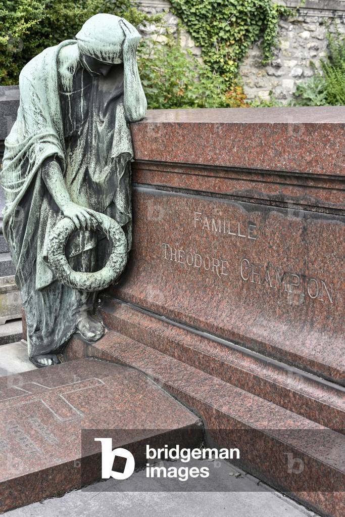 Montmartre Cemetery/Theodore Champion Family Tomb/Avenue Rachel/PARIS XVIII/Seine/Ile de France/France