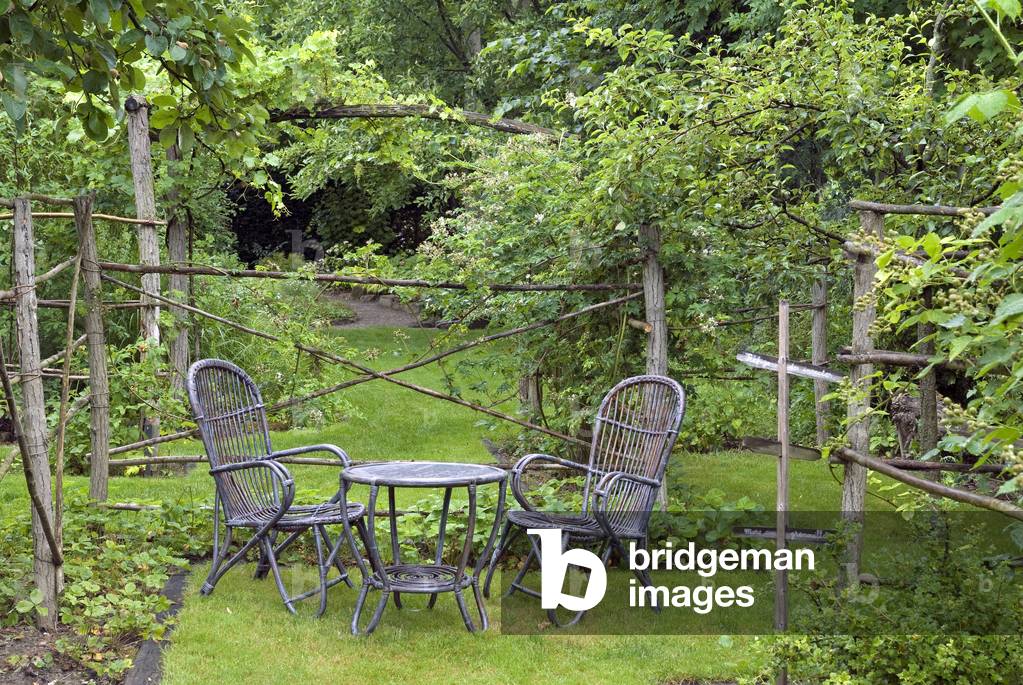 The garden of Marguerite/Plobsheim/Bas Rhin/Alsace/France