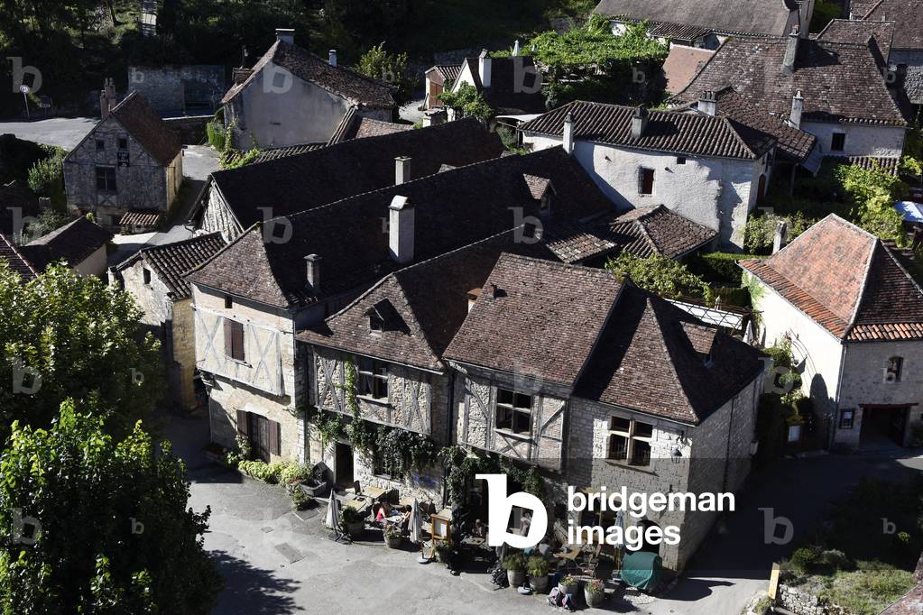 Saint-Cirq-Lapopie/Vallee du Lot/Rock/Occitanie/France