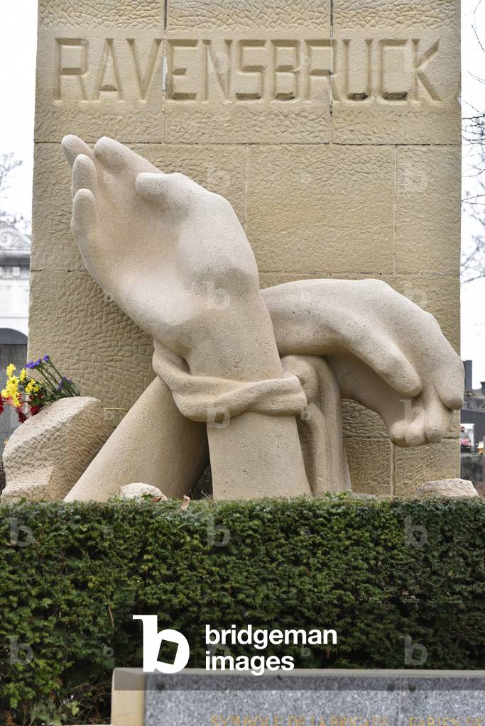 Memorial of the Deported of Ravensbrueck, Pere Lachaise Cemetery, Paris (Photo)