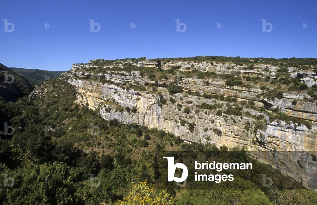 Cliff of Minerve/Herault/Languedoc Rousssillon/France