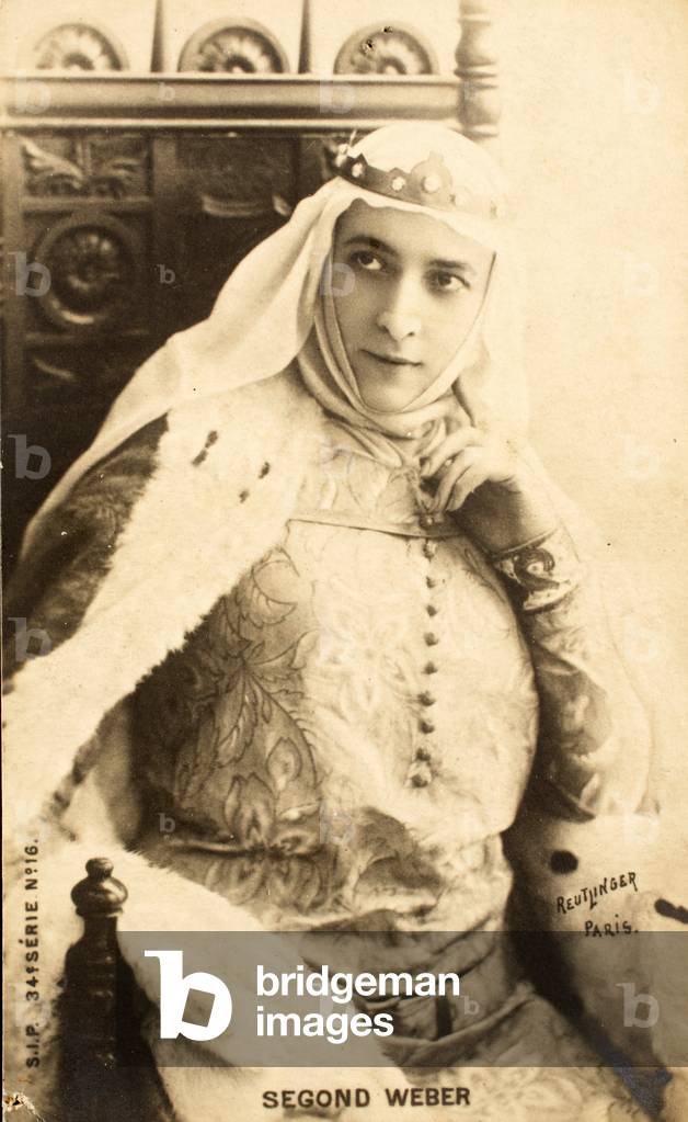 Old postcard/Madame Segond Weber/Caroline-Eugenie Weber/Actress