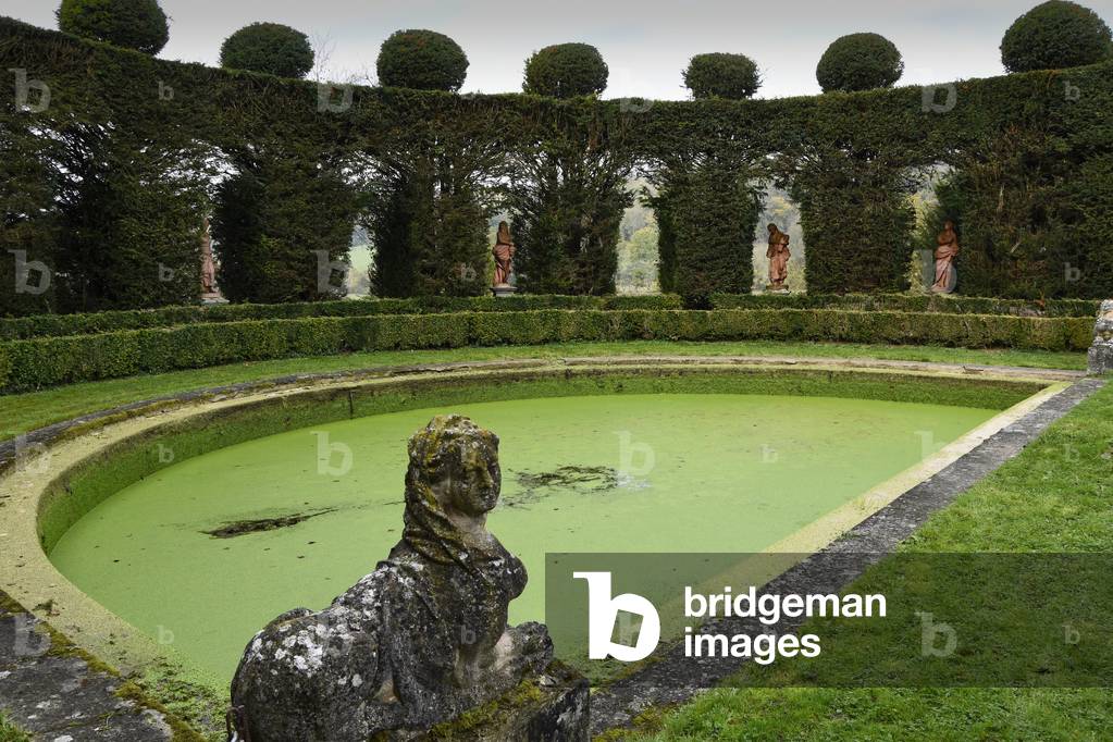 Jardin du Chateau d'Ambleville/Val d'Oise/Ile-de-France