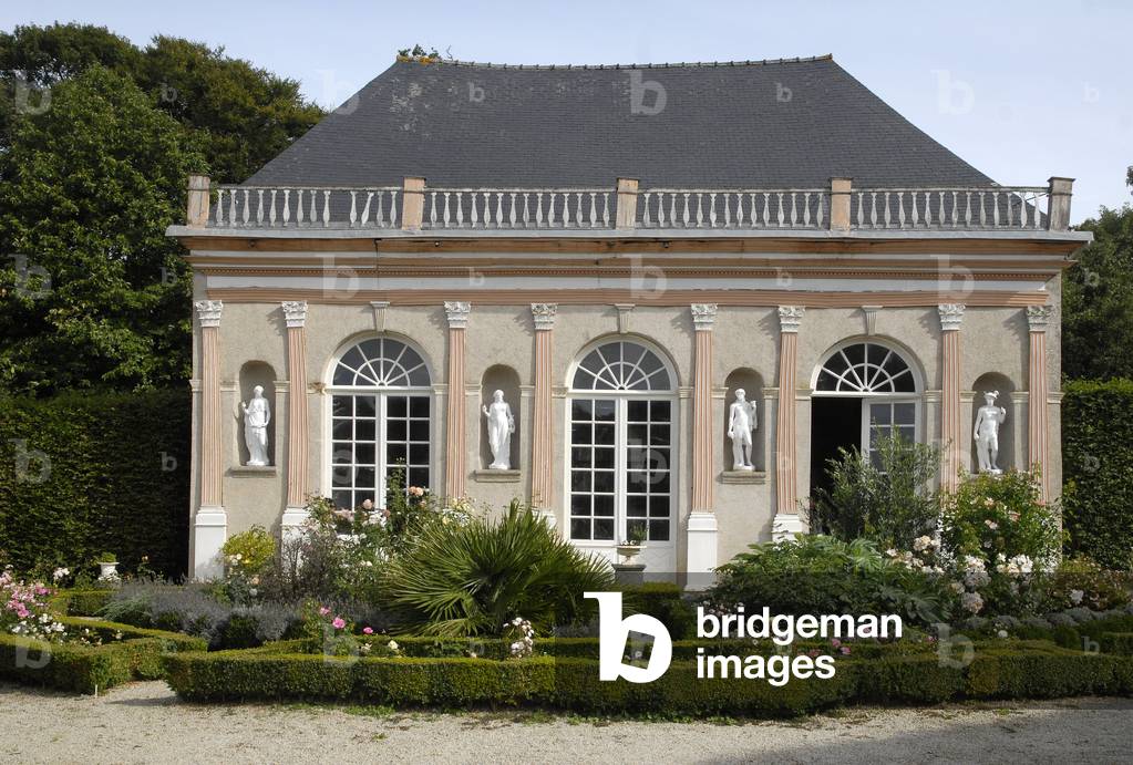 Park and Gardens of the Chateau de la Moglais/Lamballe/Cote d'Armor/Brittany/France