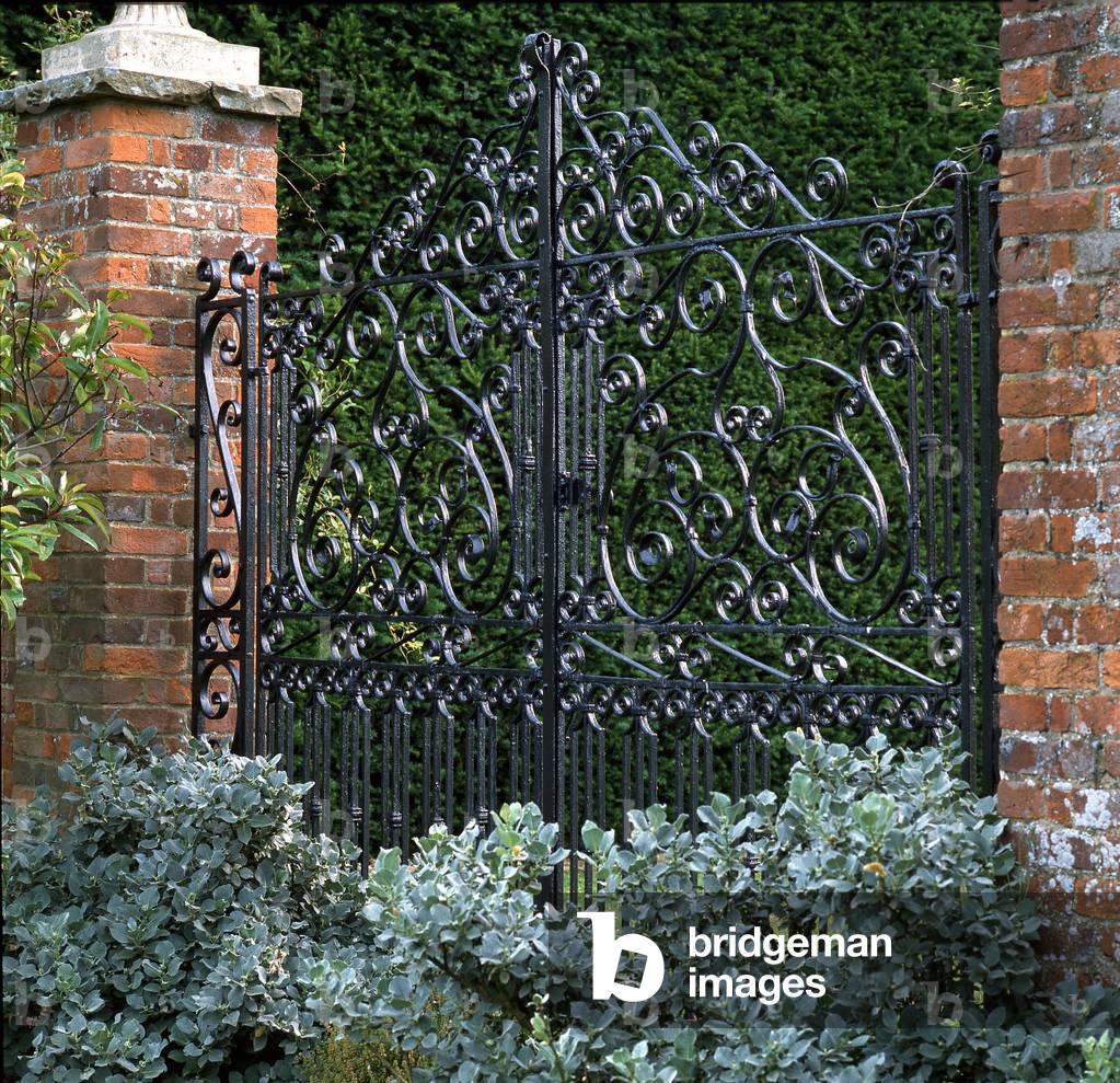 Wrought iron gate
