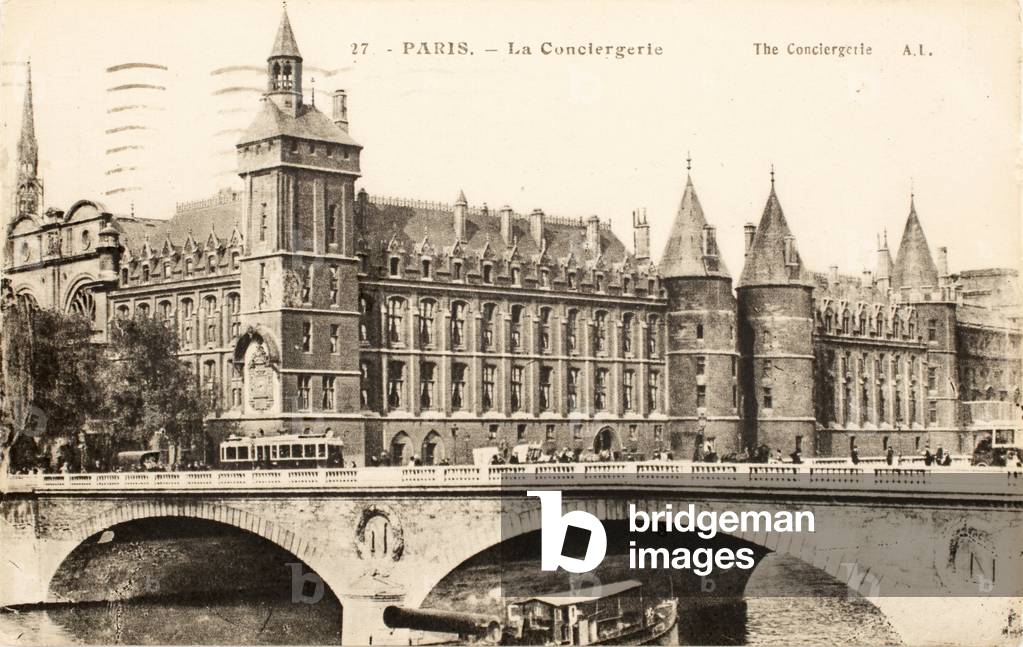 Postcard/La Concierge/Paris/Seine/Ile de France/France