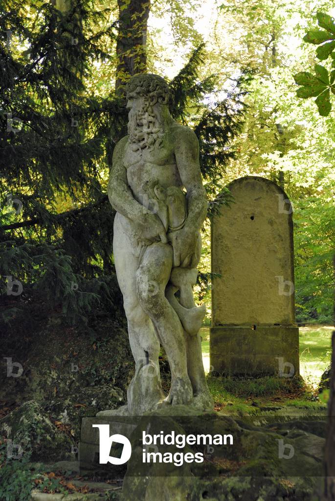 La Malmaison/Statue of Neptune/Napoleon and Josephine de Beauharnais/Rueil Malmaison/Hauts de Seine/France