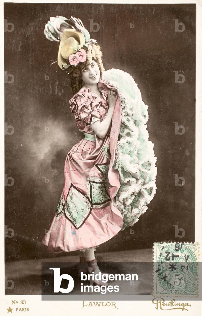 Old postcard/Lawlor/Actress