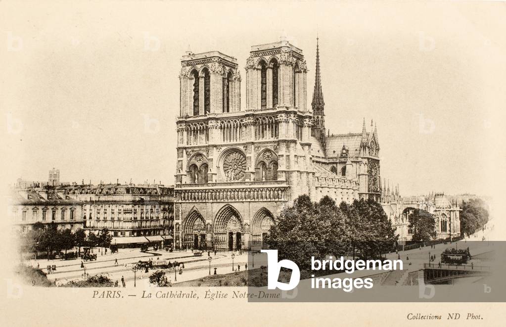 Postcard/Notre Dame/Paris/Seine/Ile de France/France