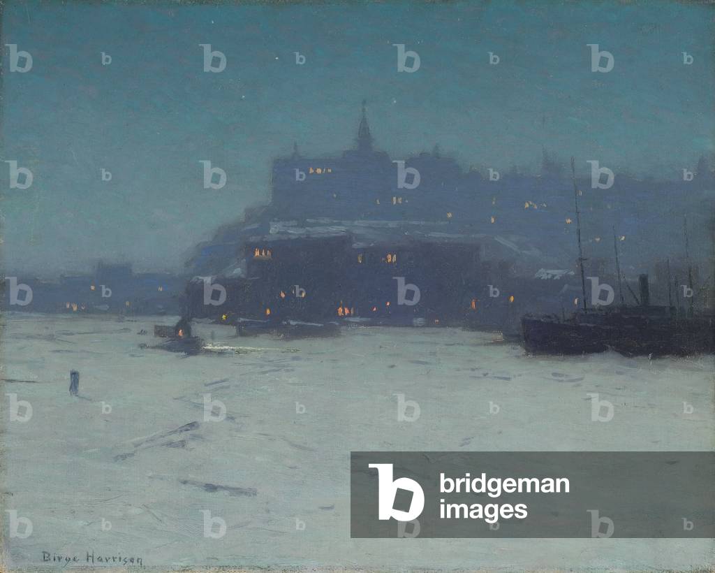 Quebec from the Harbor, c.1910 (oil on canvas)