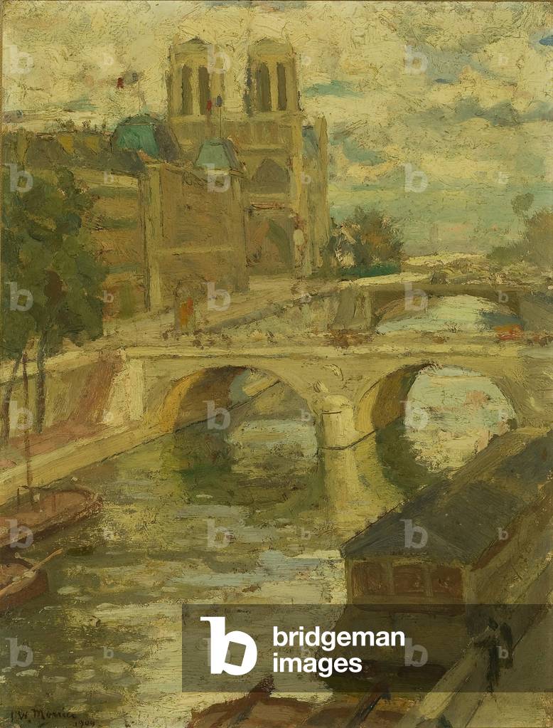 Notre Dame, 1904 (oil on panel)