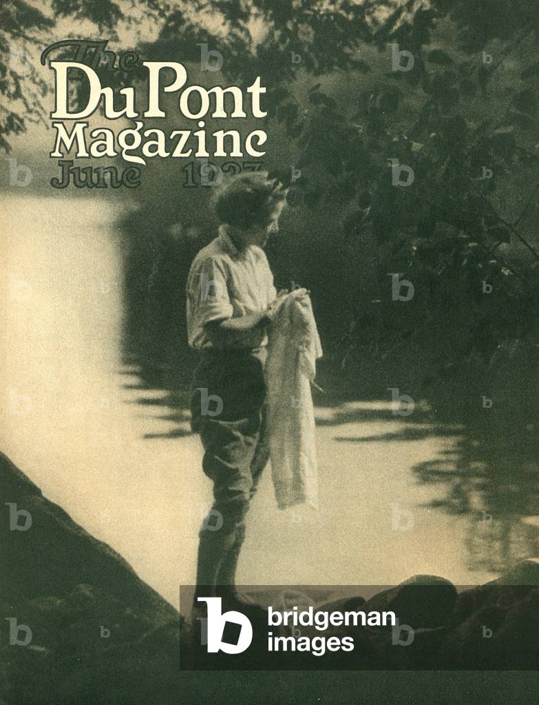 Front cover of the 'DuPont Magazine', June 1923 (colour litho)