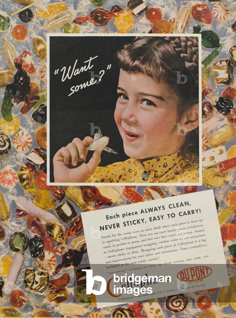 Advertisement for DuPont Cellophane, 1937 (colour litho)