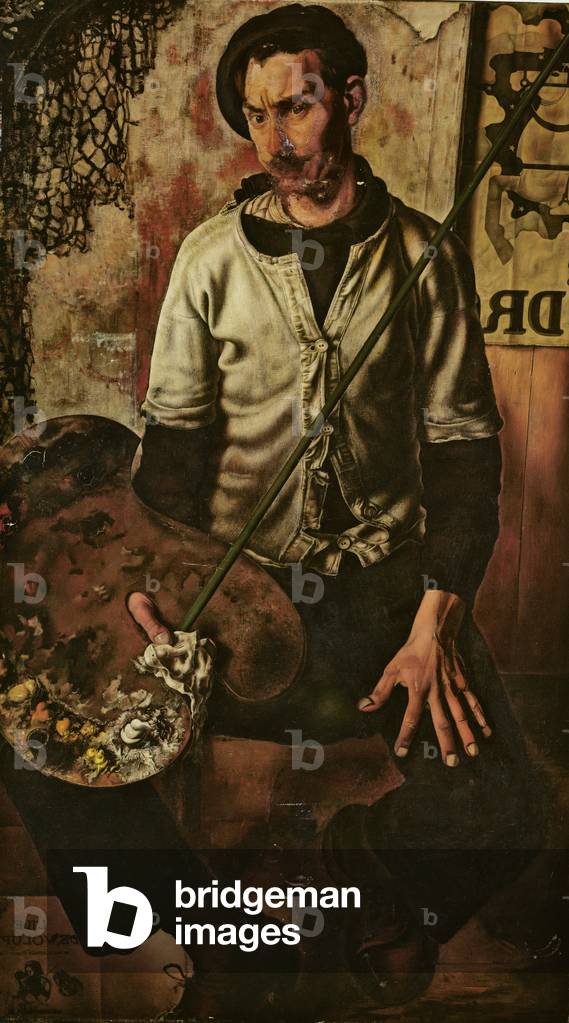 Immagine di Dipinto "Autoritratto", 20th Secolo di Dick Ket