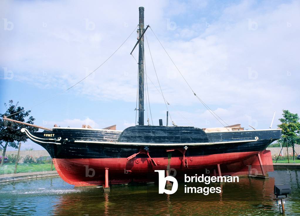Henry Bell's Comet, Port Glasgow, Scotland (photo)
