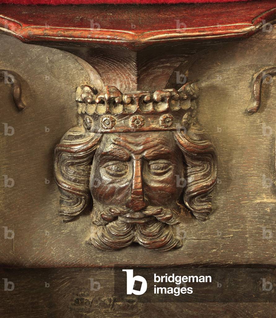 Misericord of Edward the Black Prince, St. Margaret's Church, King's Lynn, Norfolk (photo)