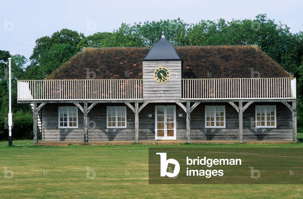 Broadhalfpenny Down Cricket Pavilion, Hambledon, Hampshire (photo)