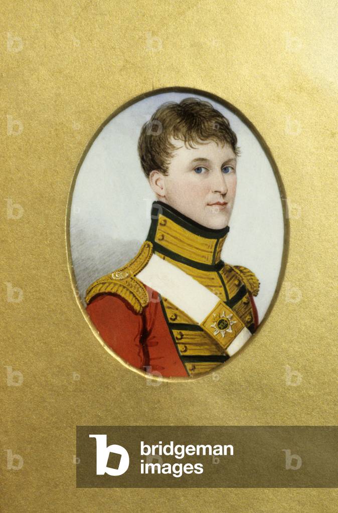 Officer, 19th Regiment, 1830 (colour litho)