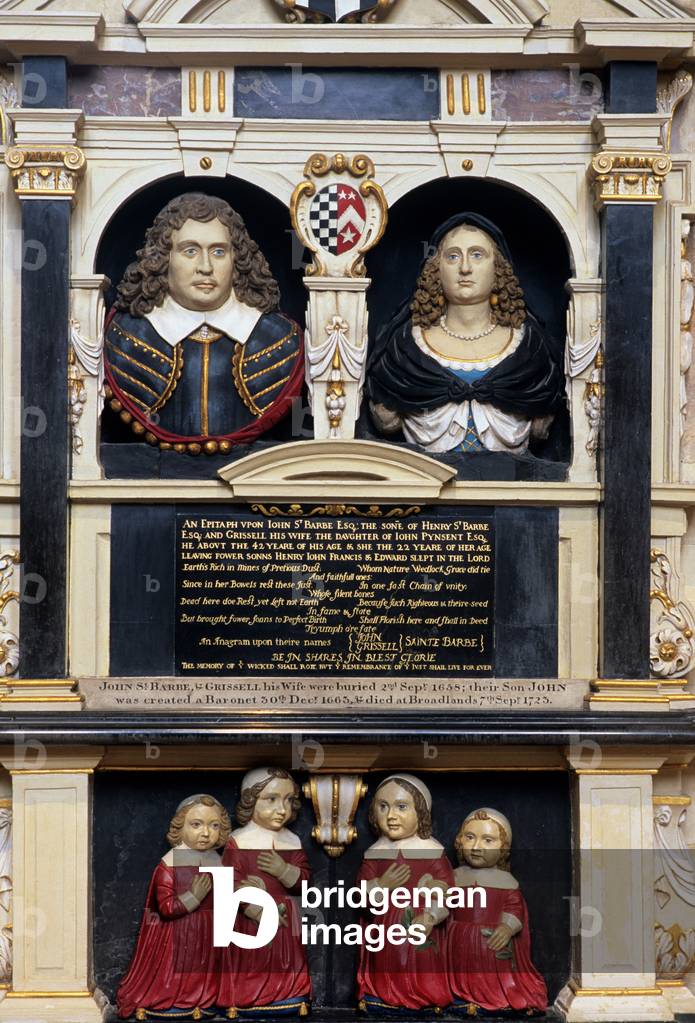 St. Barbe Memorial, Romsey Abbey (photo)