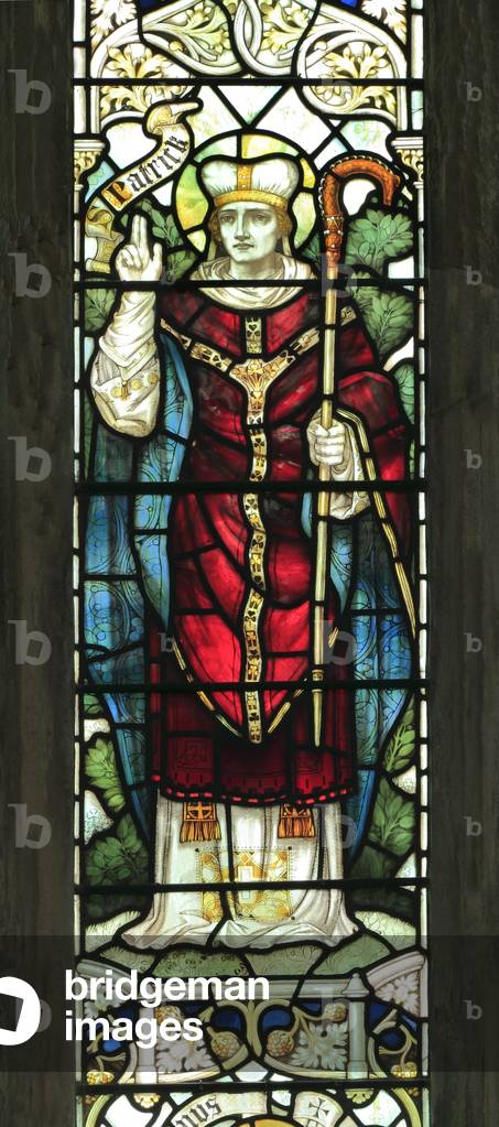 St. Patrick, from St. Nicholas Church, Blakeney, Norfolk, 1900 (stained glass)