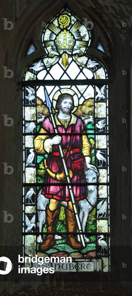 Window depicting St. Hubert, 1925 (stained glass)