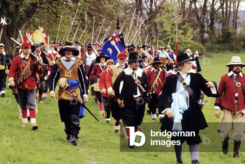 English Civil War, Cromwellian Troops, 17th century, historical re-enactment