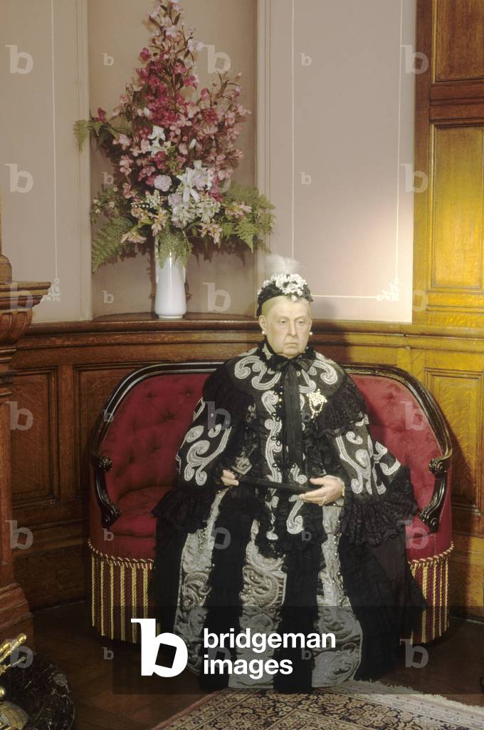 A model of Queen Victoria, part of the Royalty and Empire Exhibition in 1982 (photo)