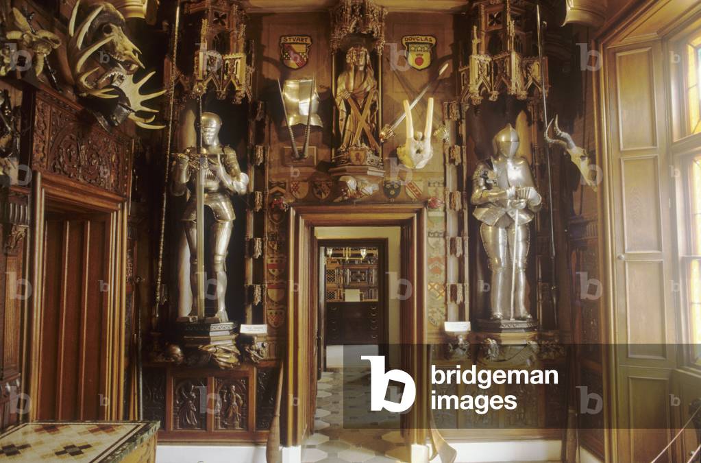 Interior, Abbotsford House, Melrose (photo)