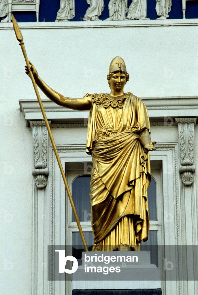 Pallas Athena, 1829 (gilded bronze)