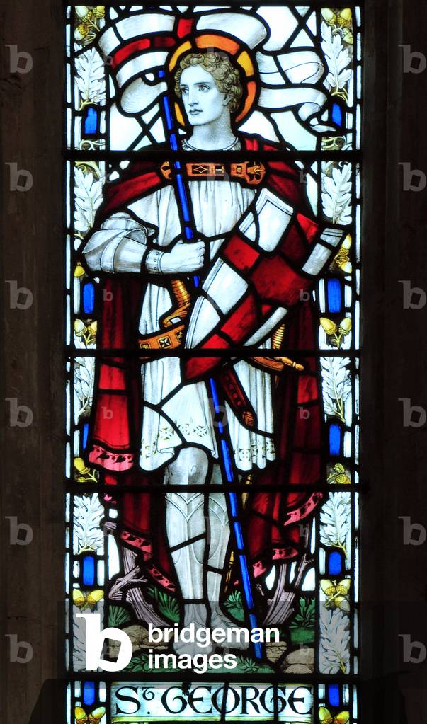 Window depicting St. George, 1917 (stained glass)