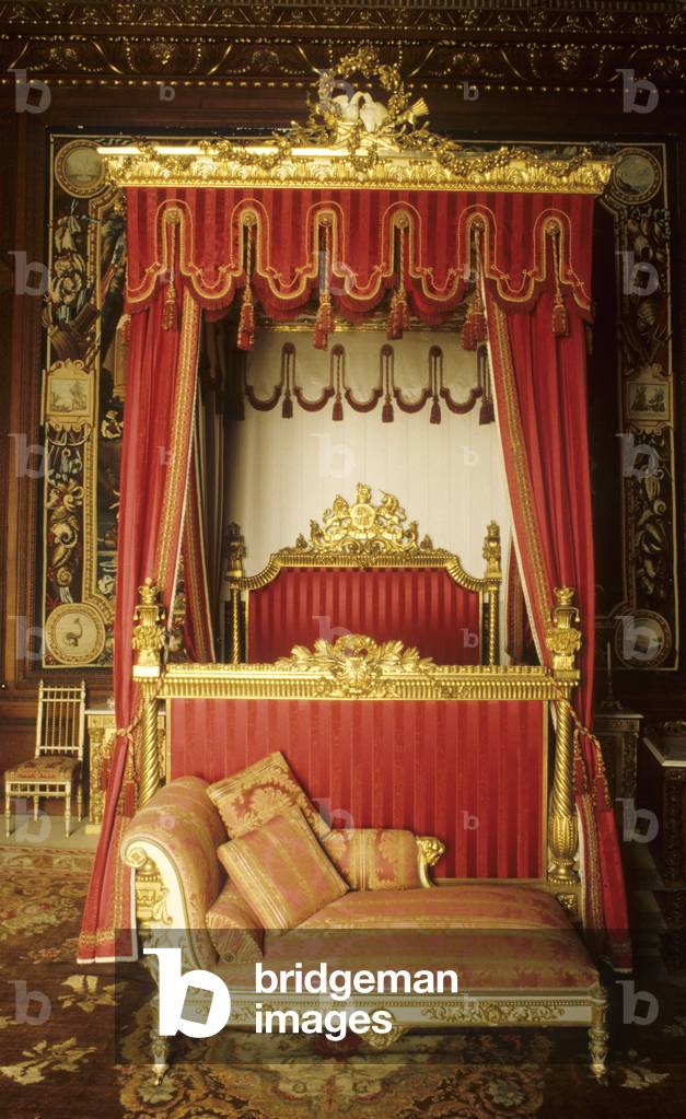 Bedroom, Burghley House, Stamford, Lincolnshire (photo)