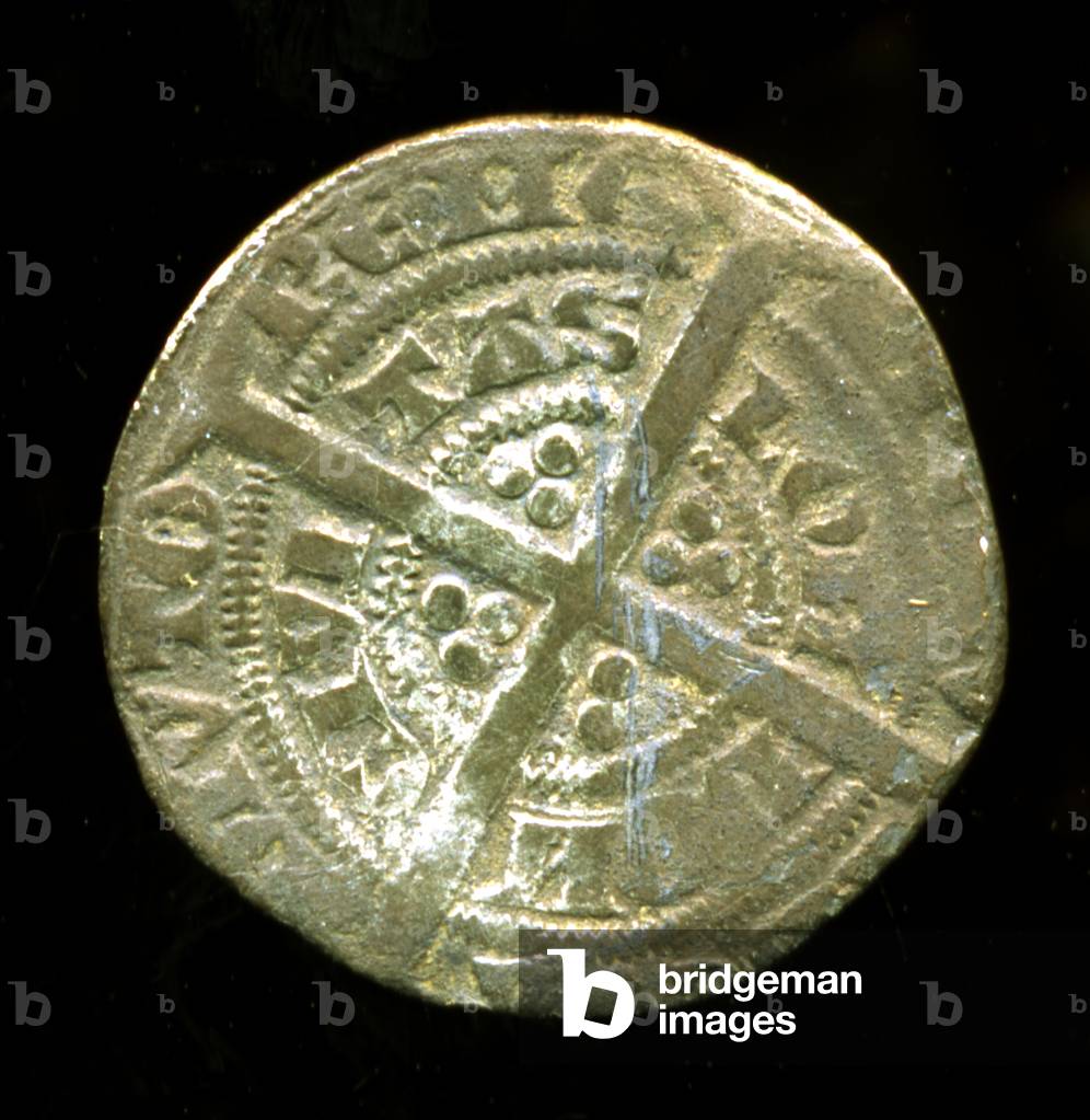 Silver Half Groat from the reign of Edward III, 1351 (silver)