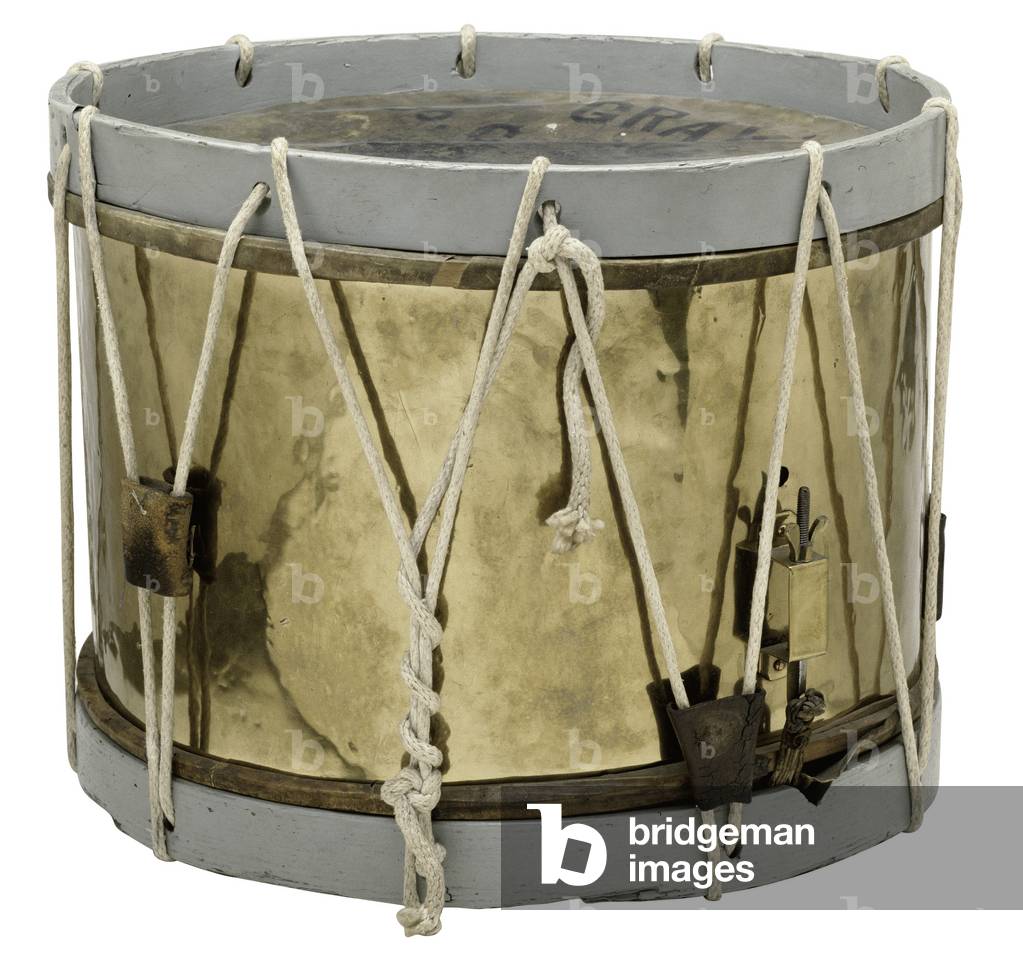 Drum of the Gordonsville Gray Thirteenth Virginia Infantry (brass & wood)
