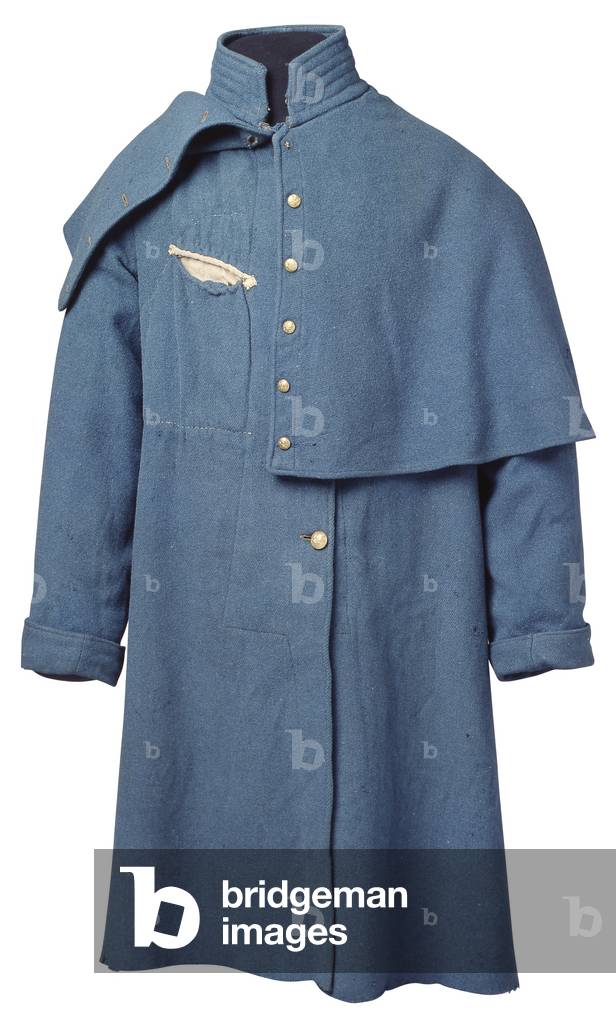 Great coat belonging to Darwin Weaver (textile)