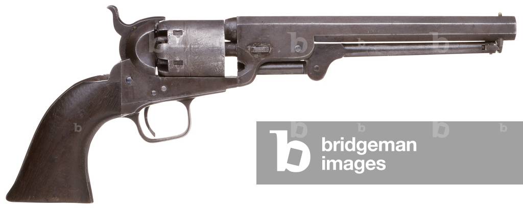 Colt Navy issue revolver (wood & metal)