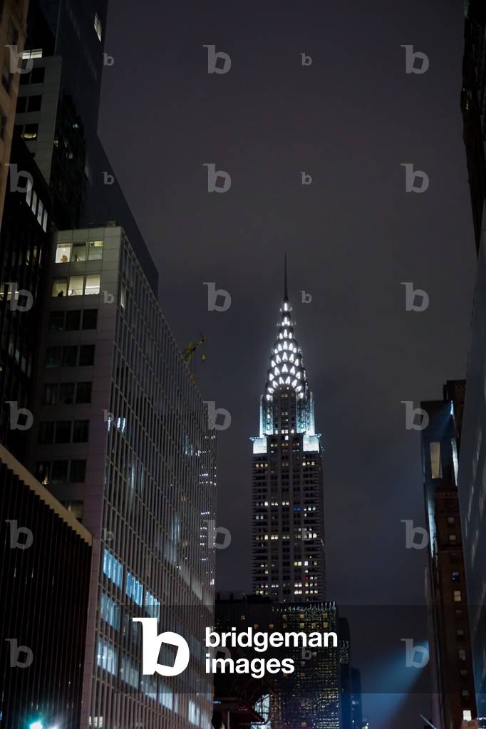 Chrysler Building at night, New York City (photo)