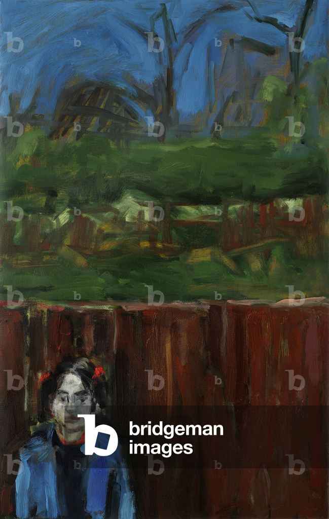 Bild von Gemälde "Das Geheimnis (Öl auf Leinwand)", 21. Jahrhundert von Julie Held