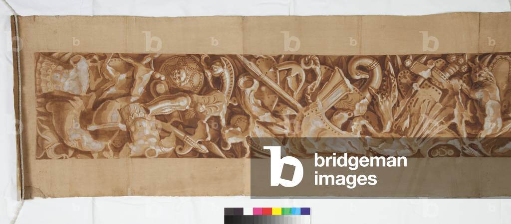 Three Drawings after the Antique, c.1750 (brush drawing heightened in brown wash over faint indication in black chalk)