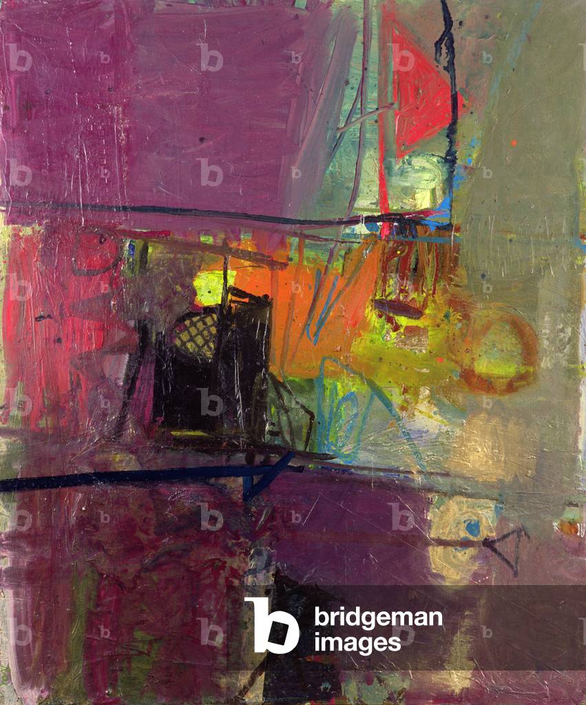 Highland Gateway (mixed media on canvas)